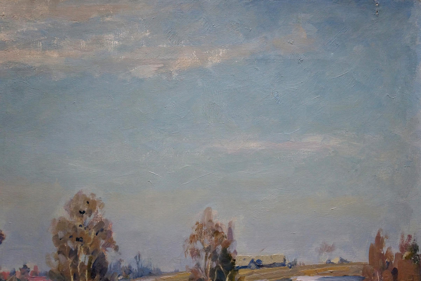 Oil painting Early spring Konstantin Yermol'shev