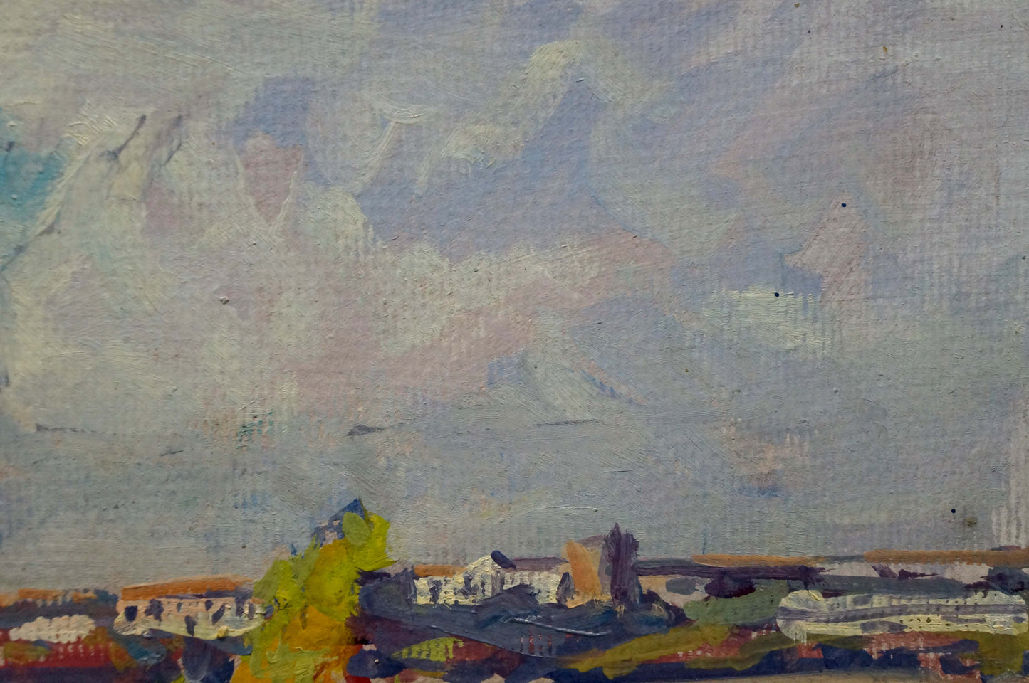 Oil painting Golden autumn Kolosovsky Georgy Sergeevich