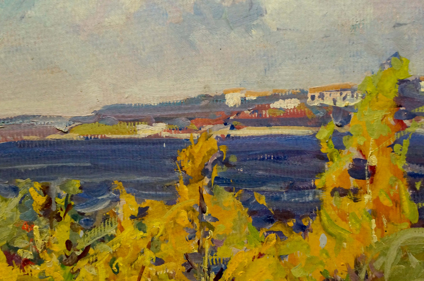 Oil painting Golden autumn Kolosovsky Georgy Sergeevich