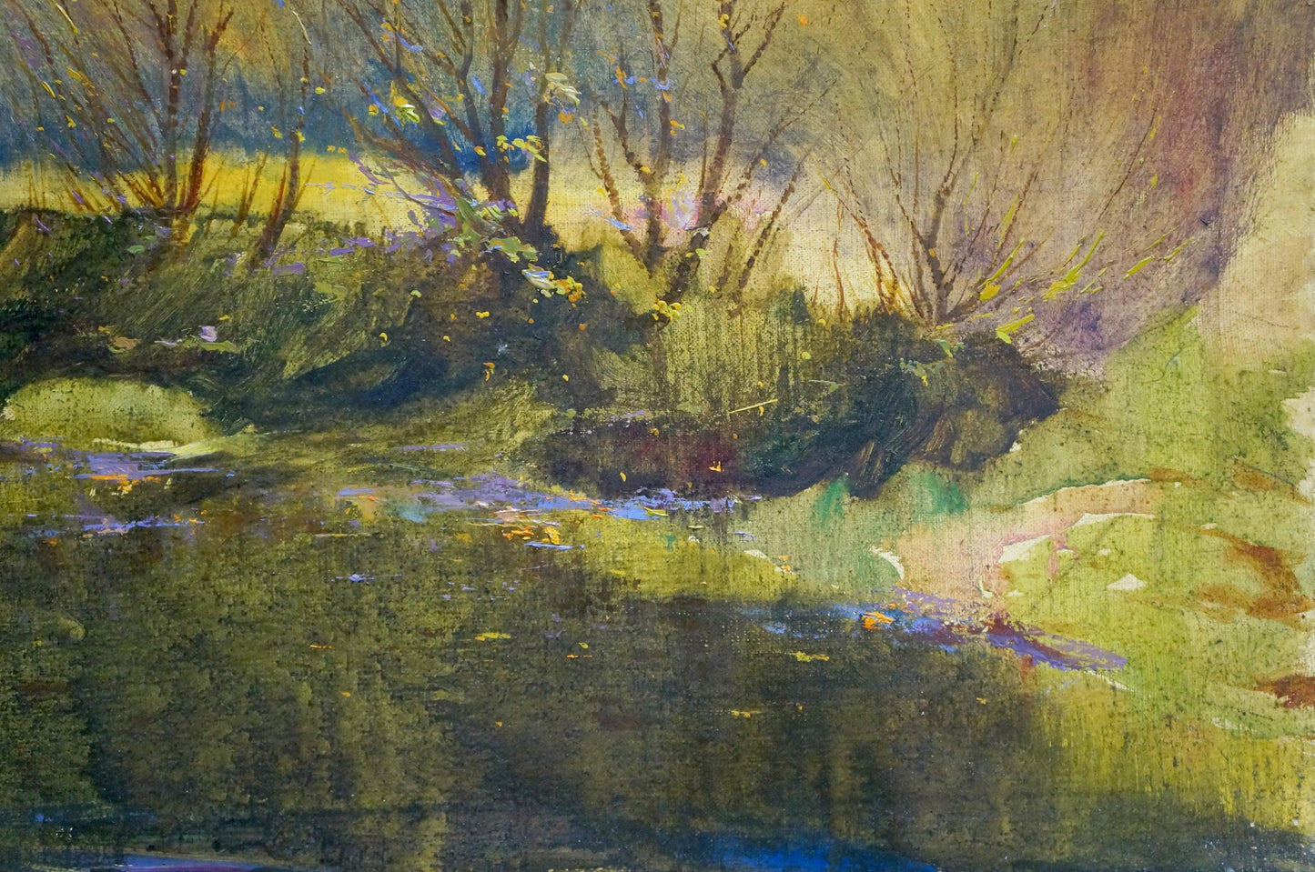 Oil painting Autumn landscape Maltsev Nikolay Alexandrovich