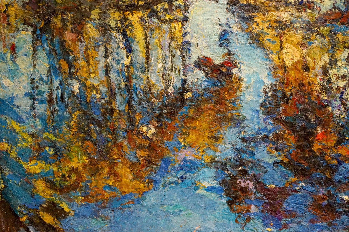 Oil painting Mirror landscape Dupliy Sergey Alexandrovich