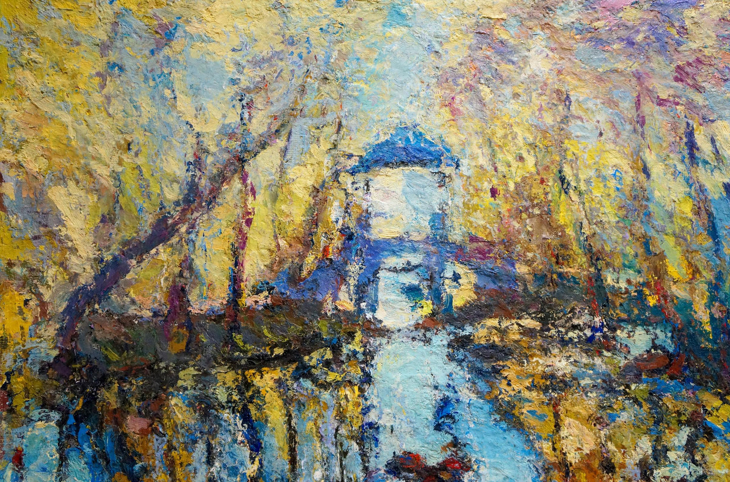 Oil painting Mirror landscape Dupliy Sergey Alexandrovich