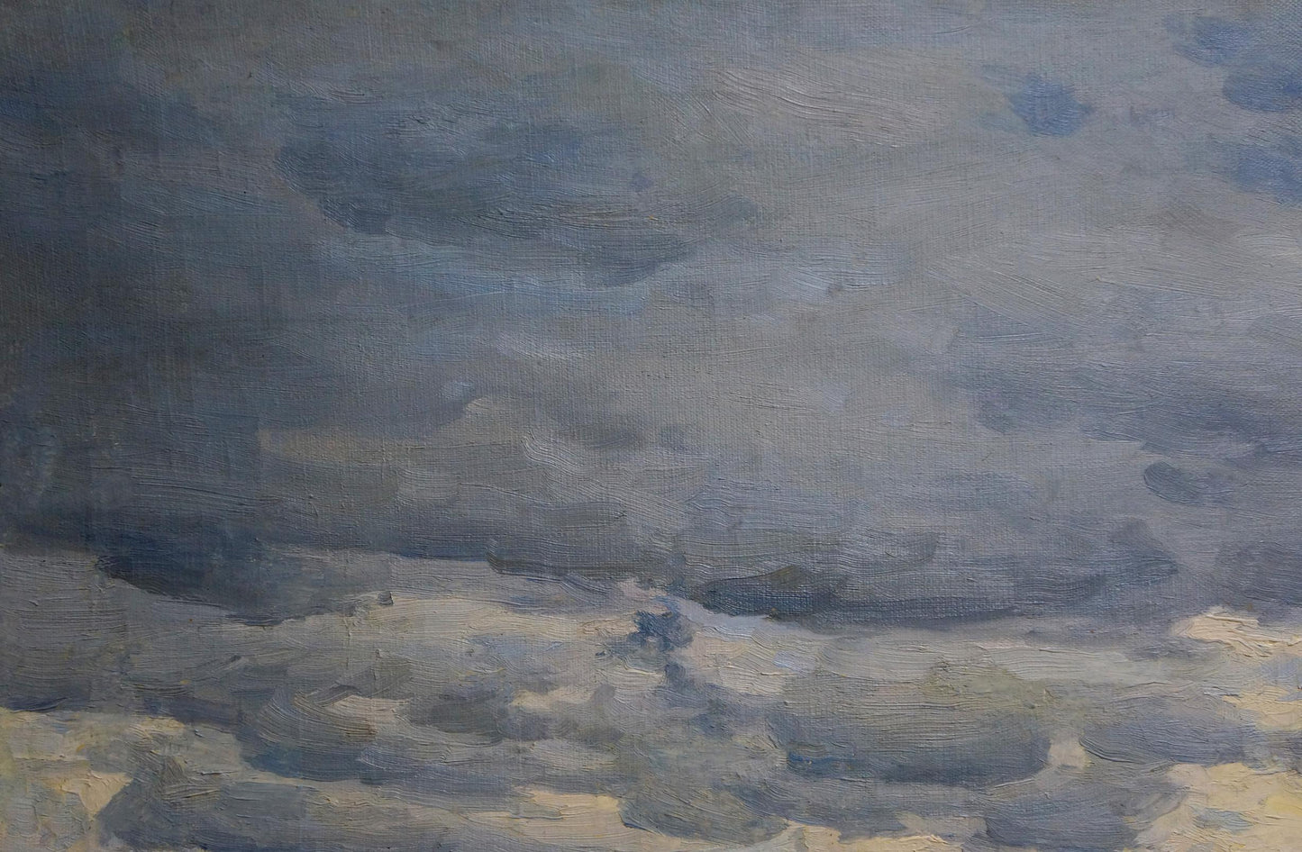 Oil painting To the rain Zhabinsky Leonid Andreevich