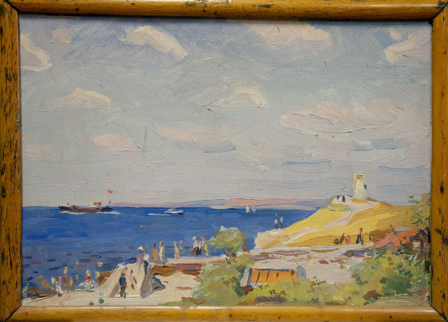 Oil painting On the bay
