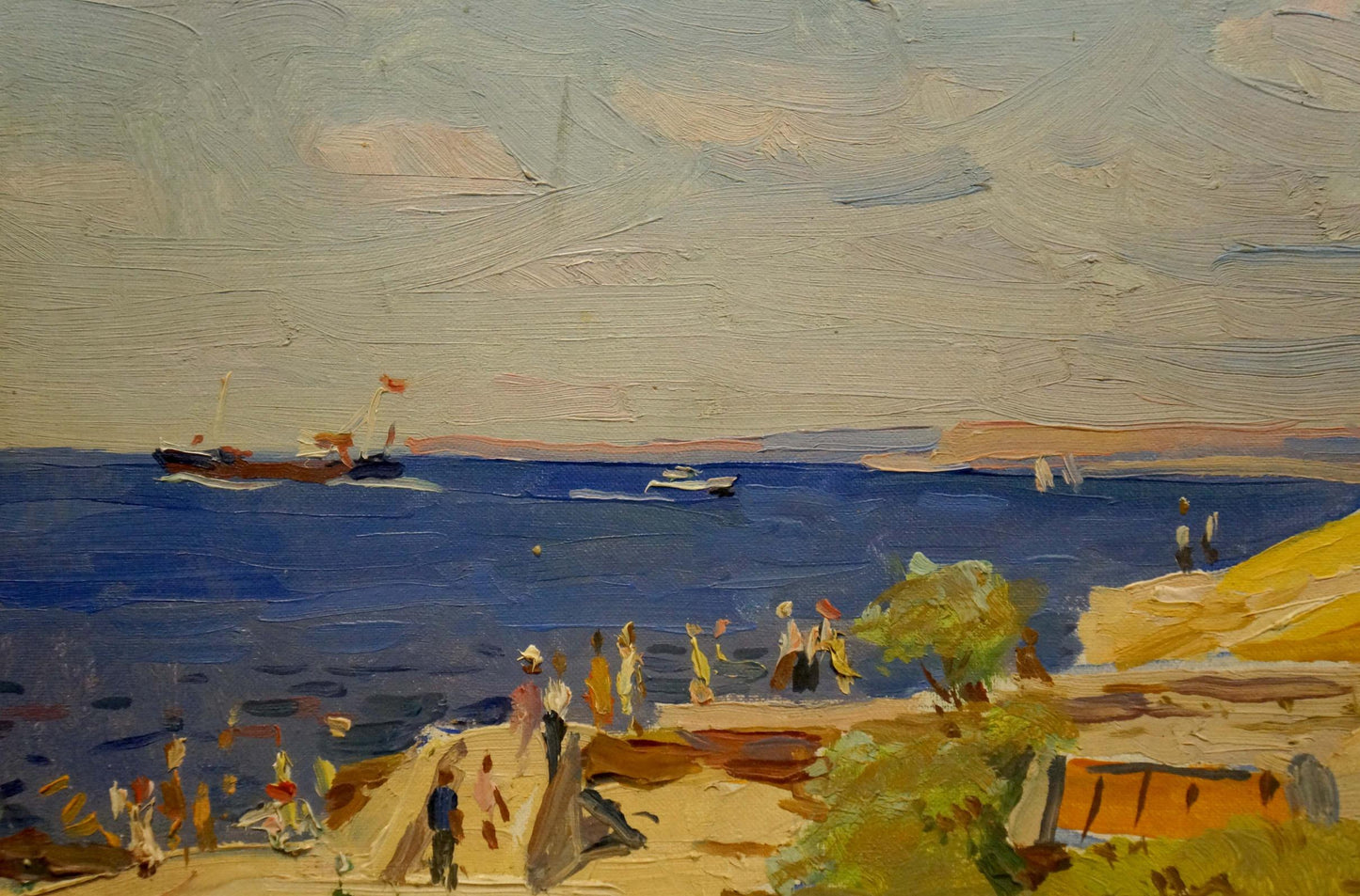 Oil painting On the bay