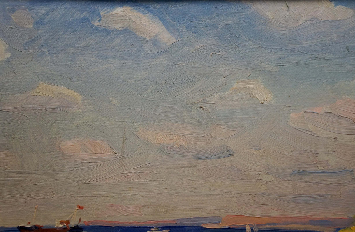 Oil painting On the bay