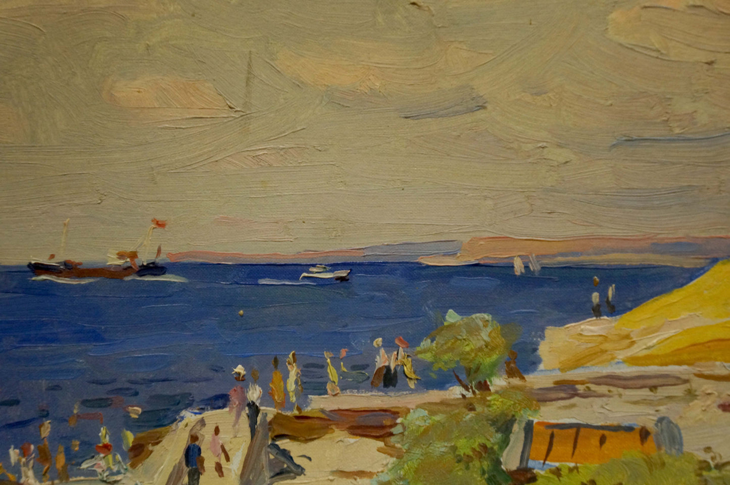 Oil painting On the bay