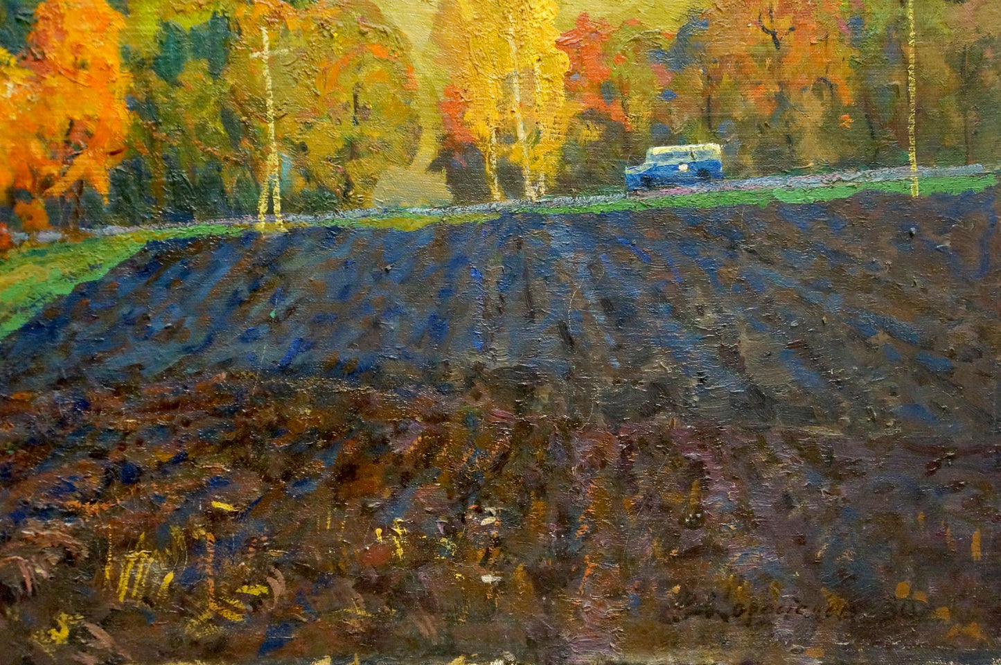 Oil painting Landscape of fields Korostelev Vladimir Alexandrovich