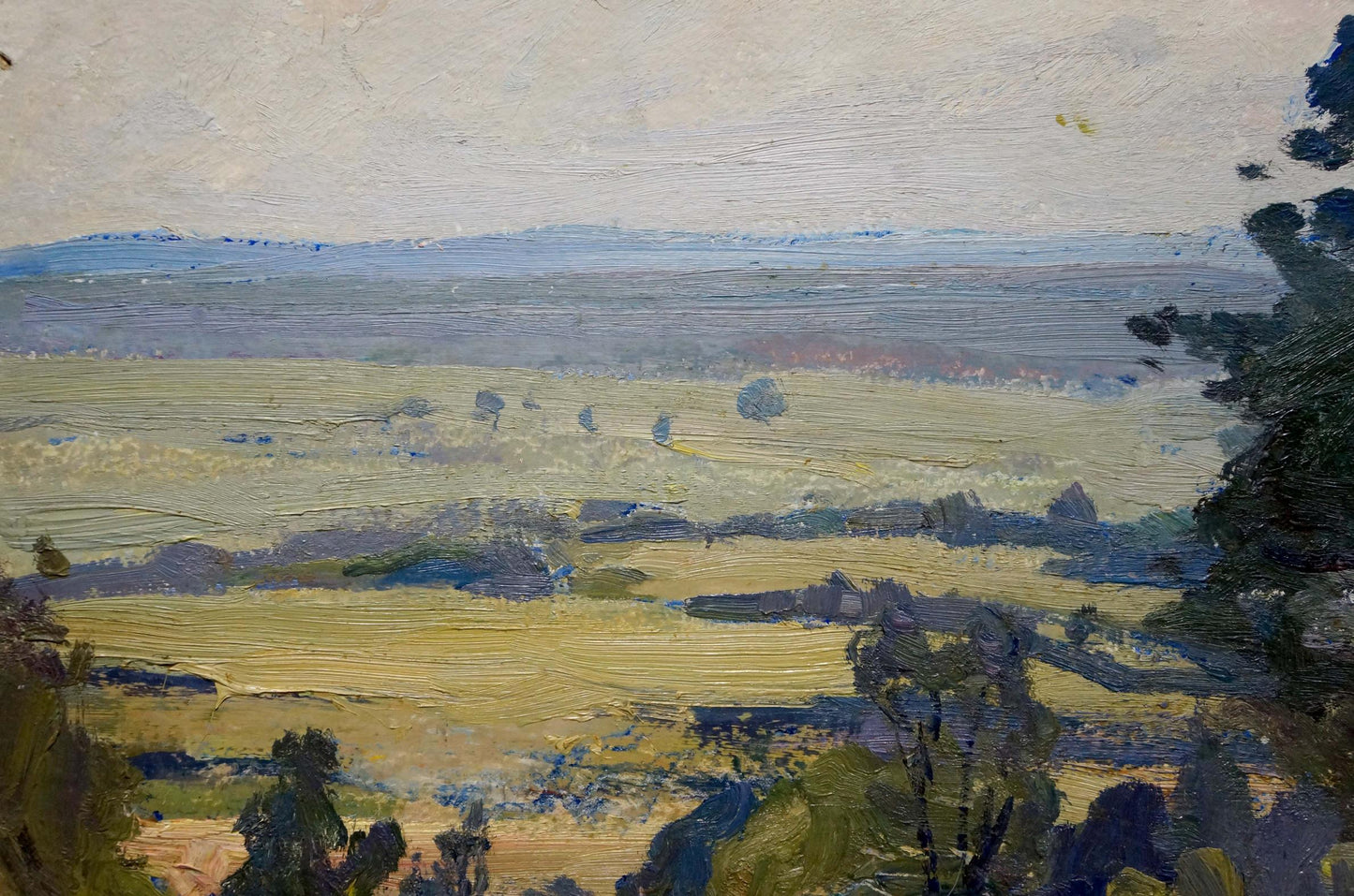 Oil painting Summer sunny day Gantman Moses Faybovich