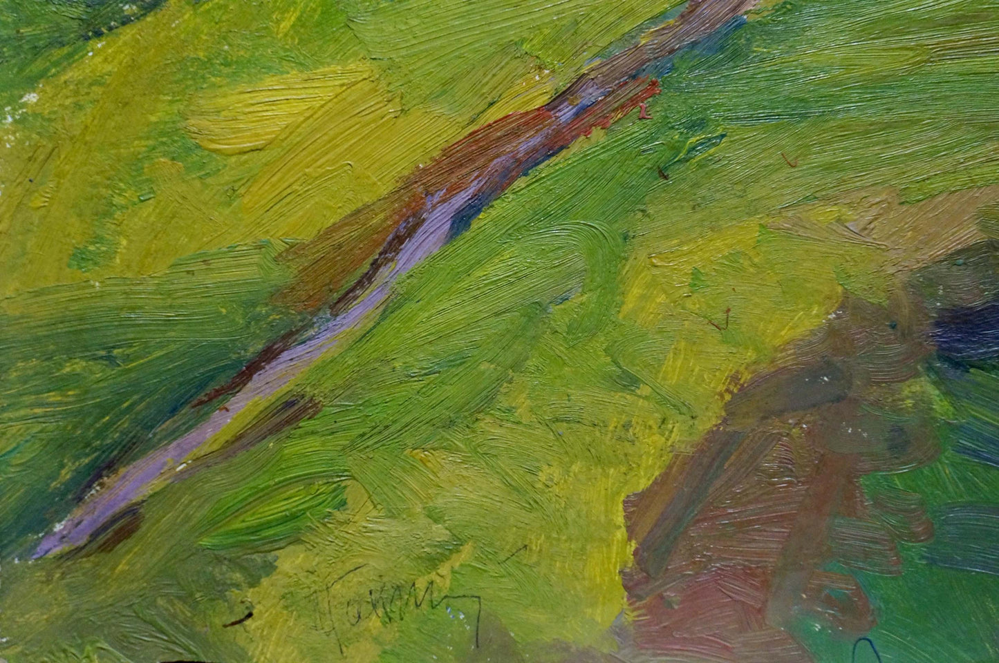 Oil painting Landscape Gantman Moses Faybovich