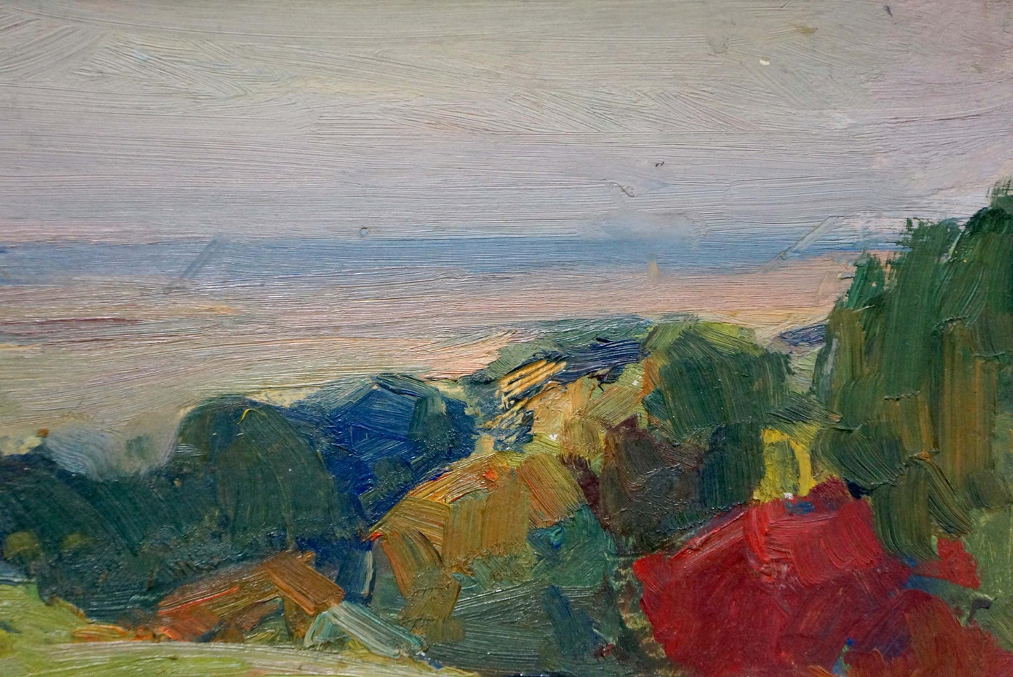 Oil painting Landscape Gantman Moses Faybovich