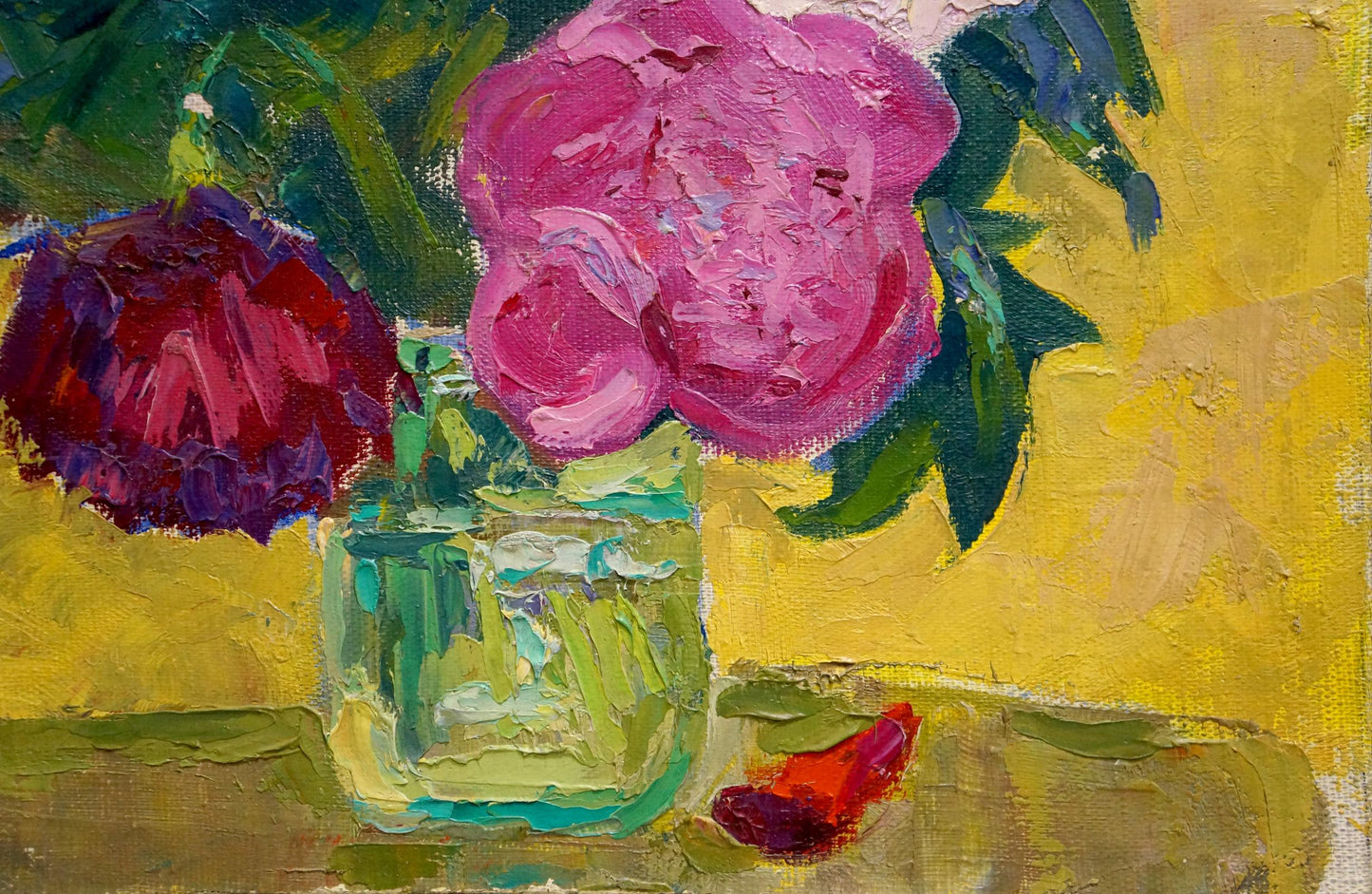 Oil painting Flowers in a vase Vandalovsky Sergey Viktorovich