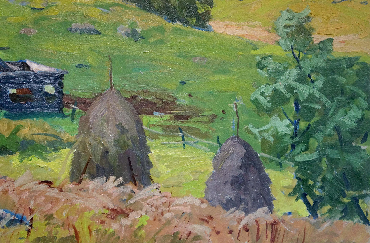 Oil painting Summer day Korostelev Vladimir Alexandrovich