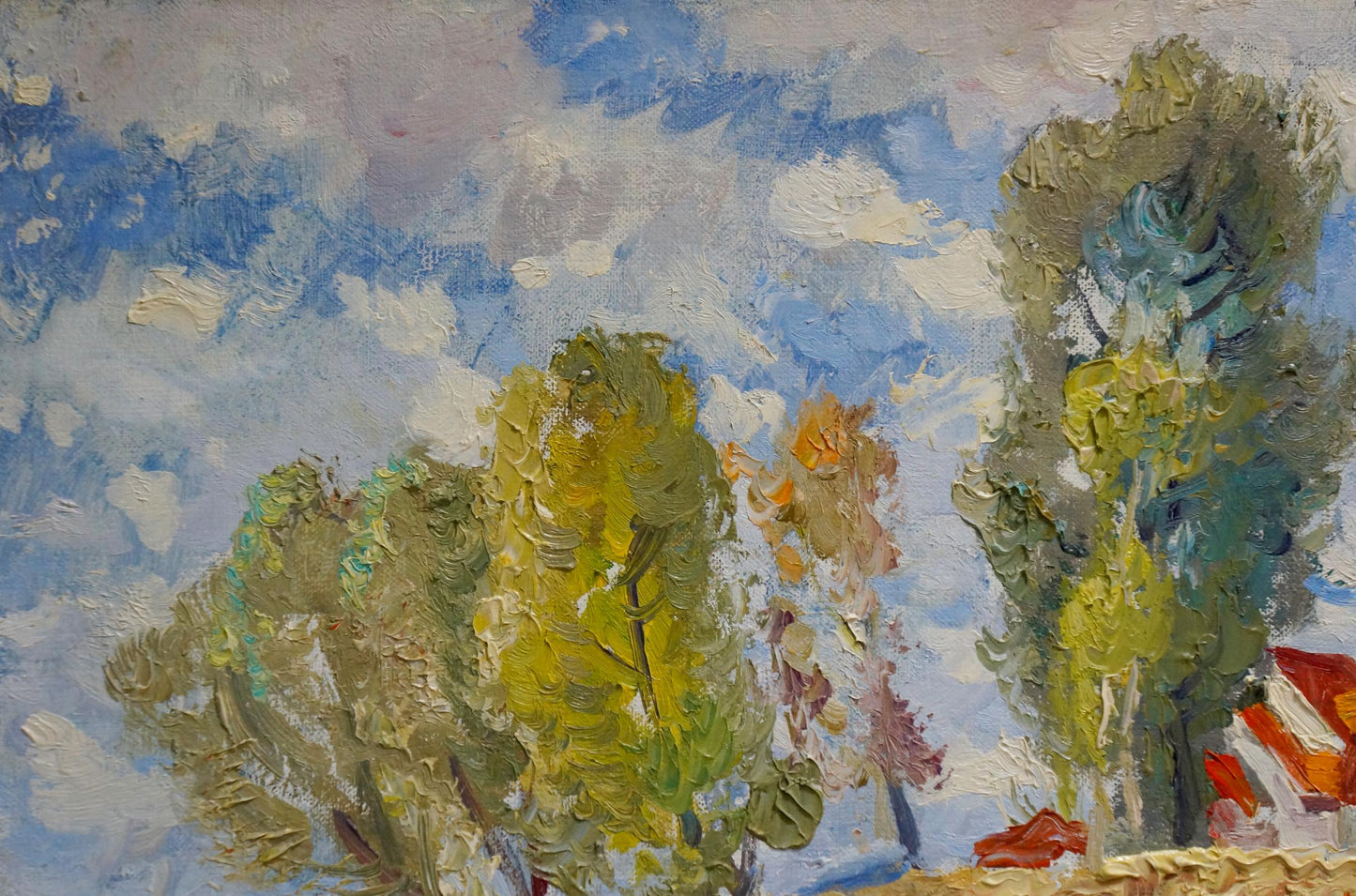 Oil painting July Mynka Alexander Fedorovich