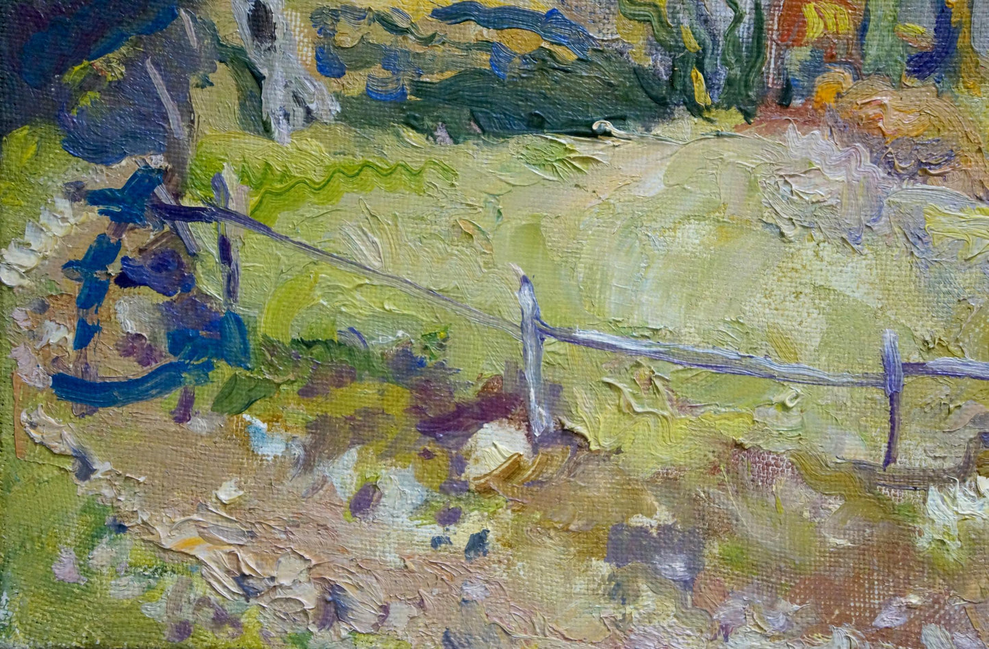 Oil painting House in the mountain range Mynka Alexander Fedorovich