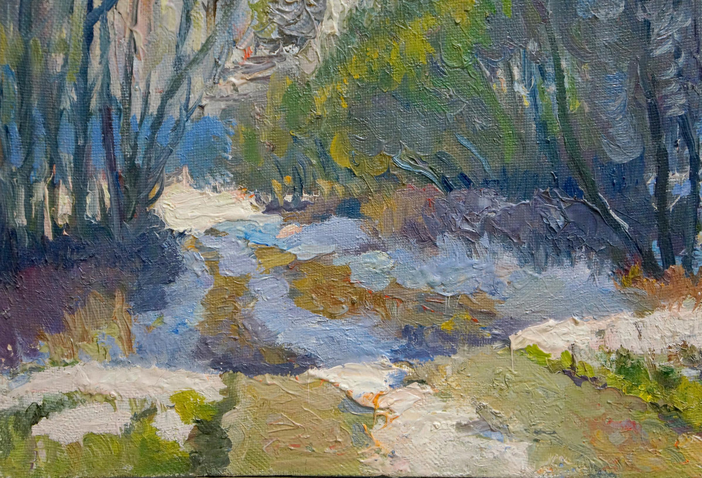 Oil painting November day Alexander Mynka