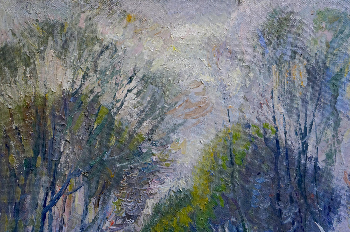 Oil painting November day Alexander Mynka
