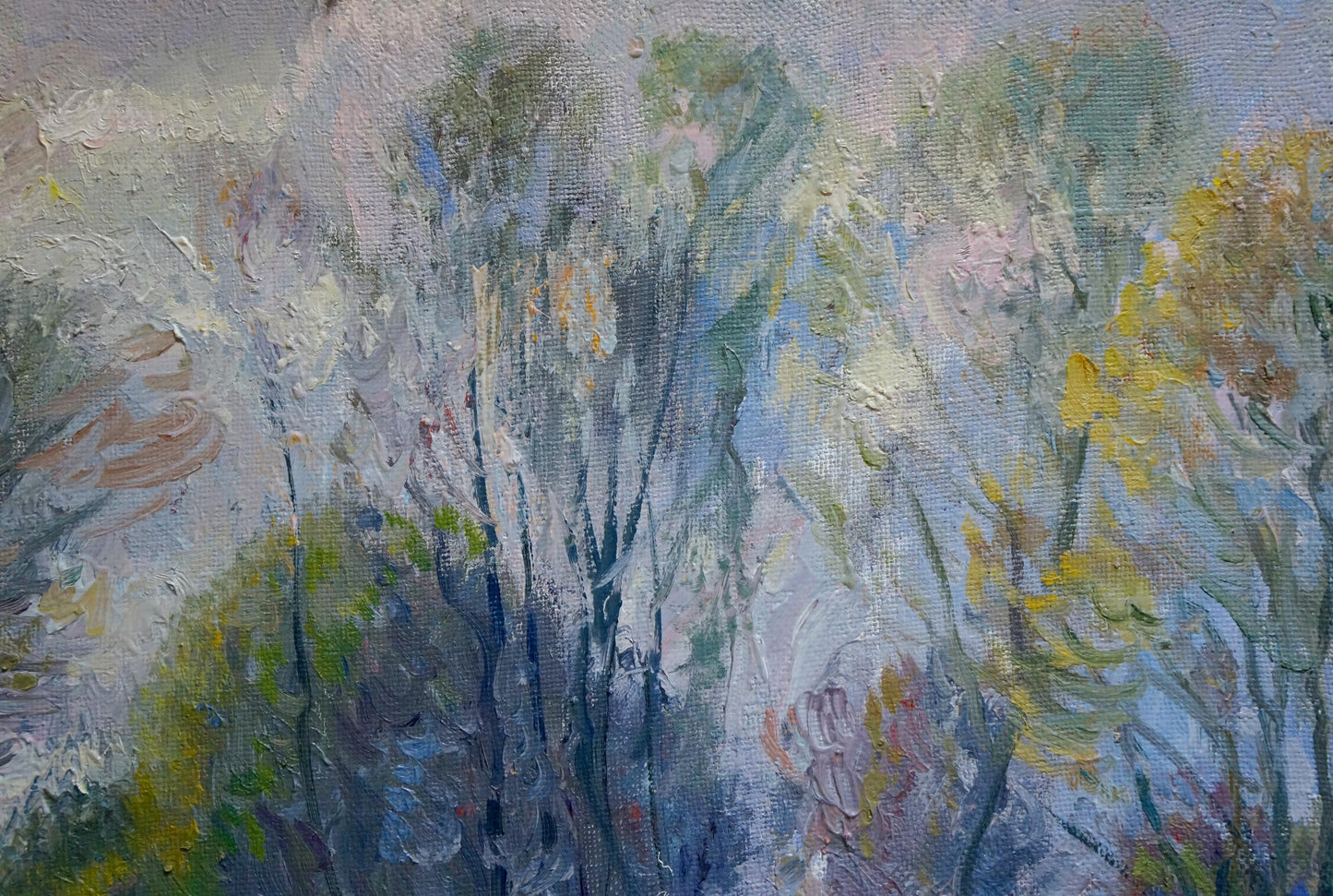 Oil painting November day Alexander Mynka