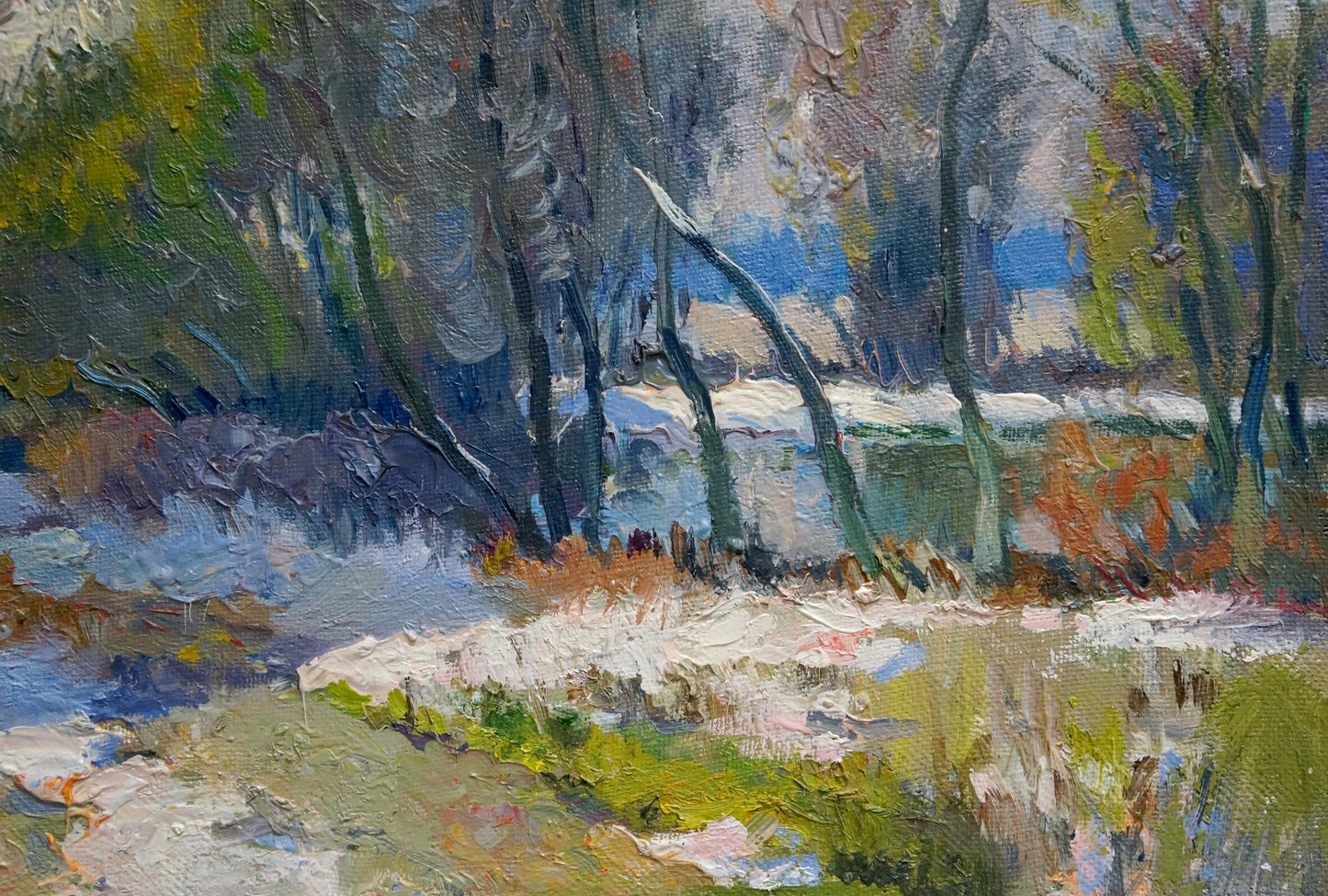 Oil painting November day Alexander Mynka