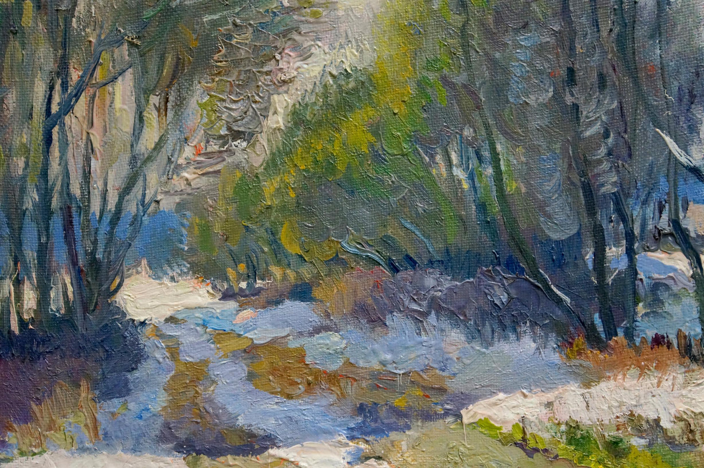 Oil painting November day Alexander Mynka