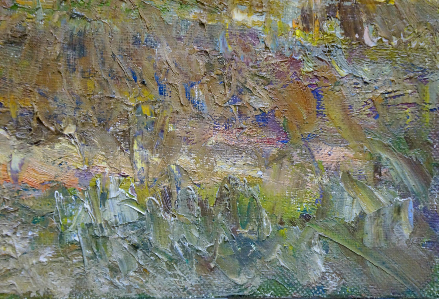 An interpretation of Autumn Landscape in oil by an unknown artist