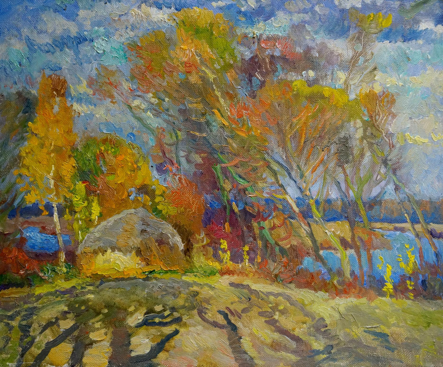 Oil painting End of summer