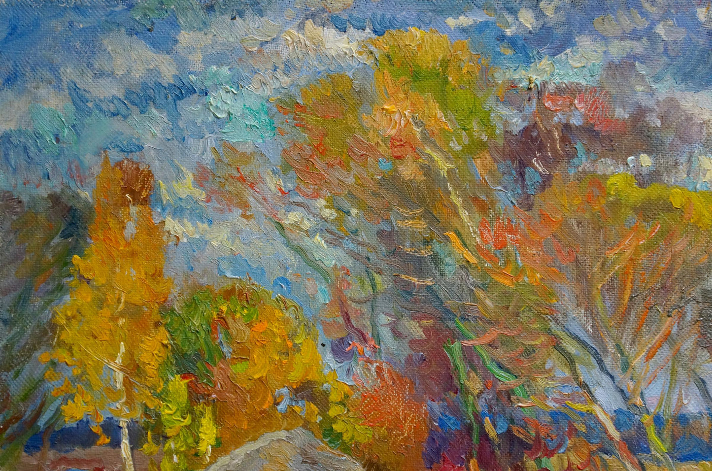 Oil painting End of summer