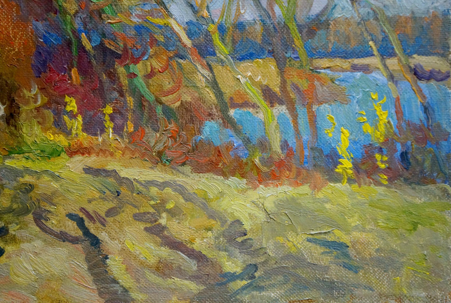Oil painting End of summer