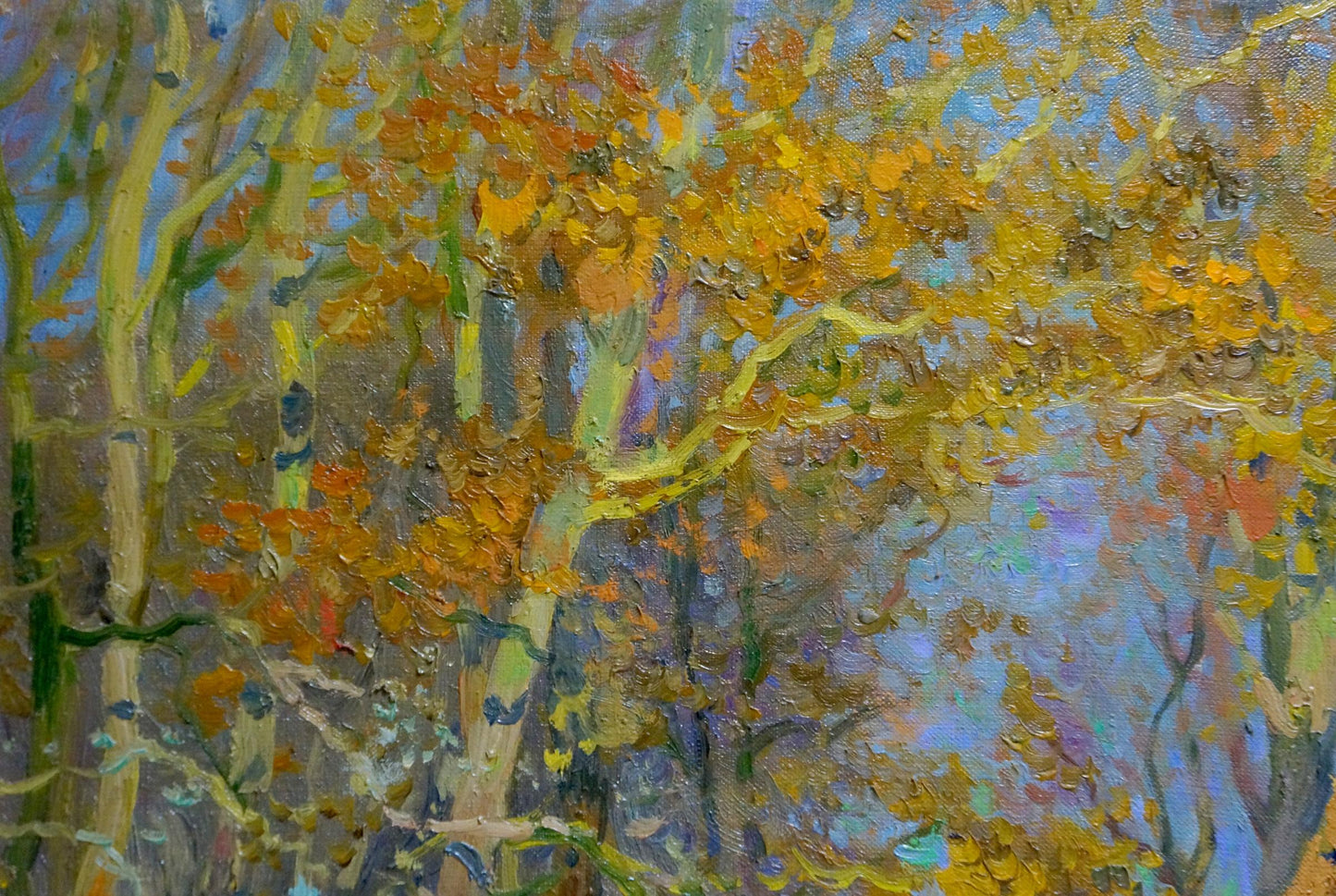 Oil painting Gold autumn Mynka Alexander Fedorovich