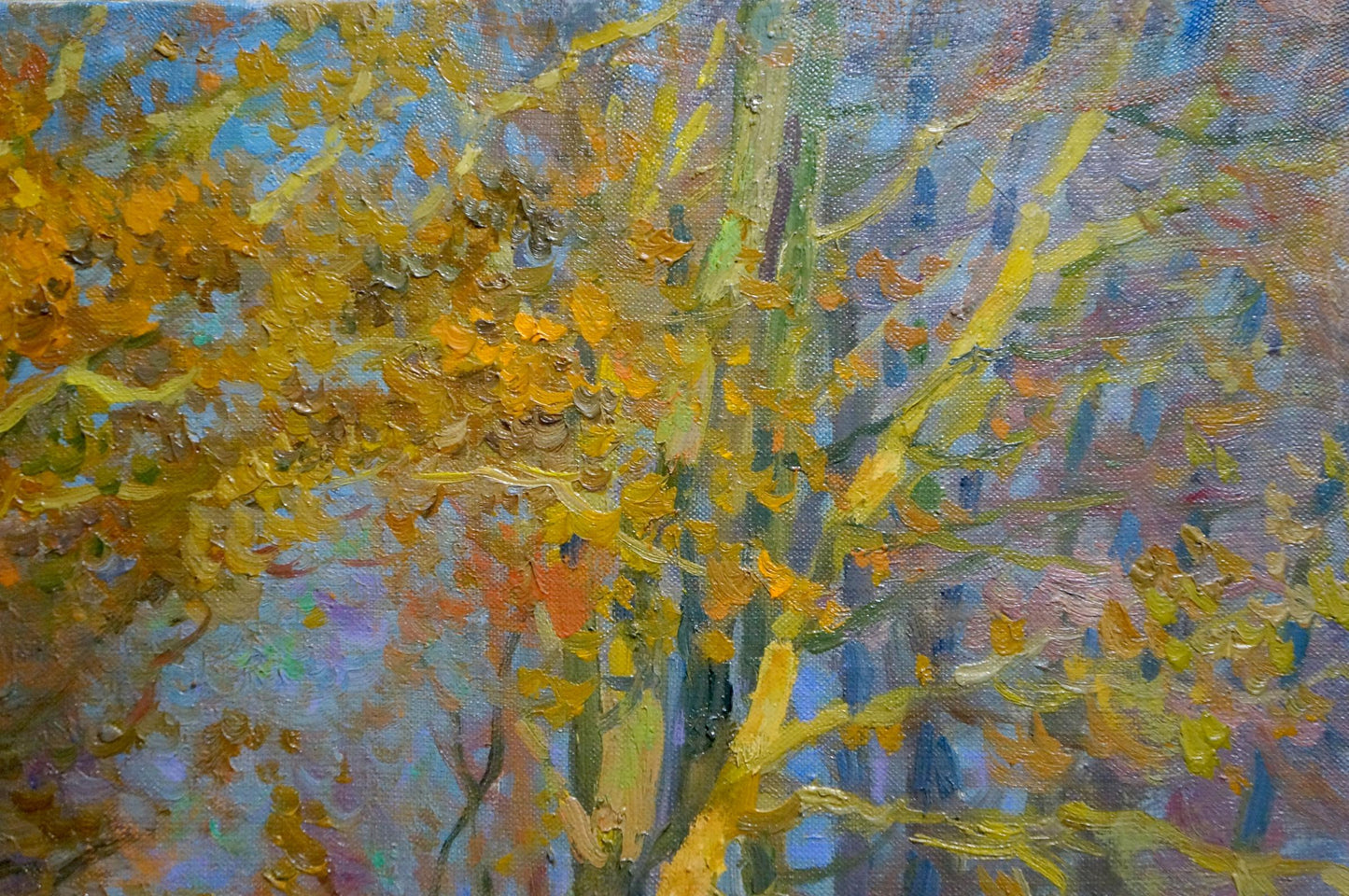 Oil painting Gold autumn Mynka Alexander Fedorovich
