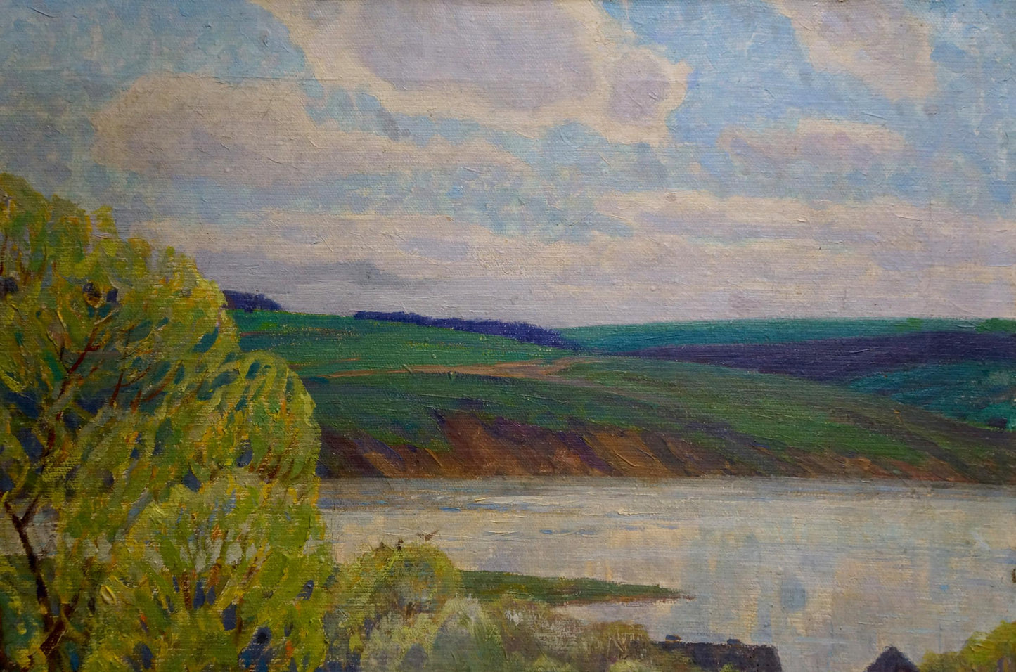 Oil painting Spring Zlyden Yuri Fedorovich