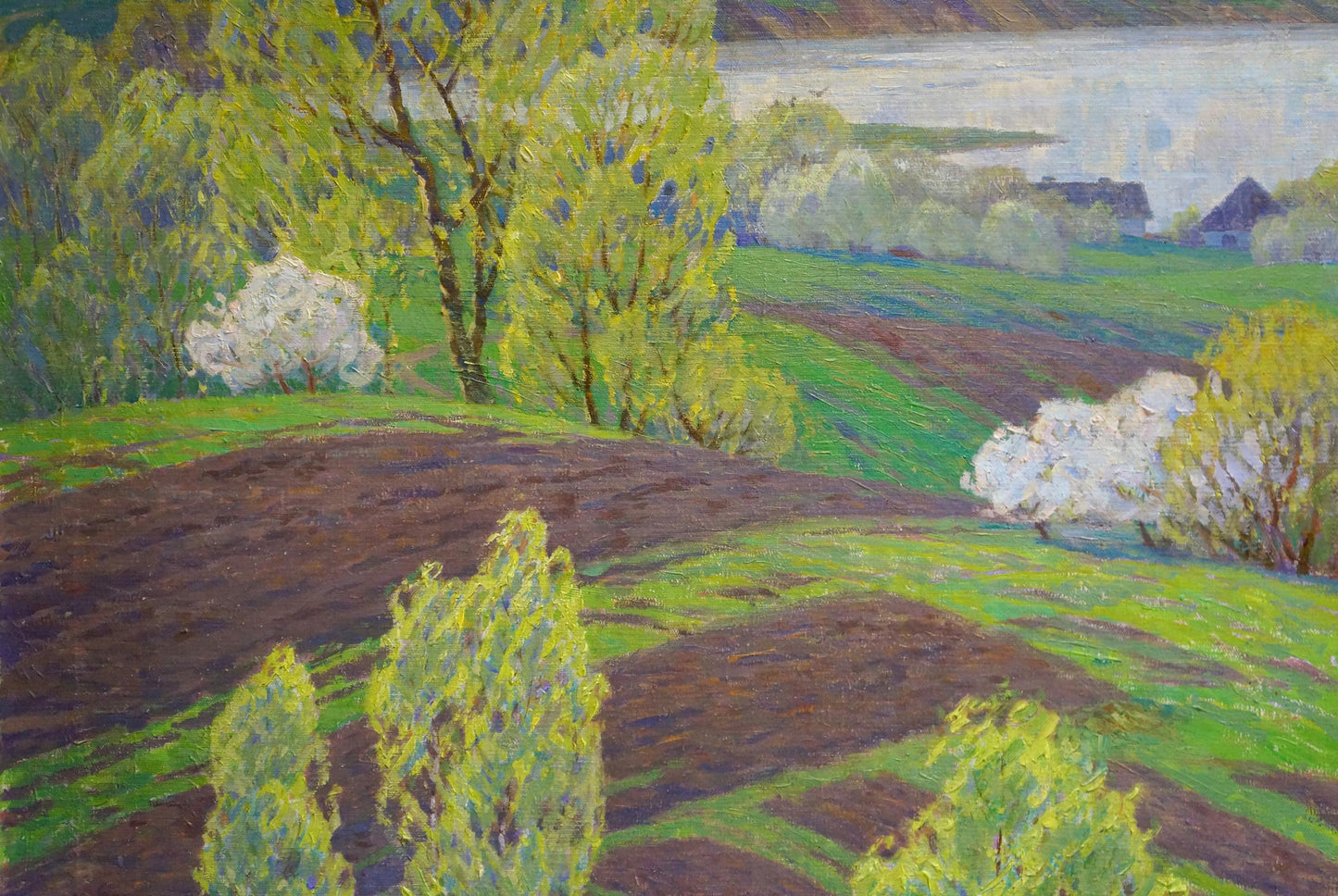 Oil painting Spring Zlyden Yuri Fedorovich