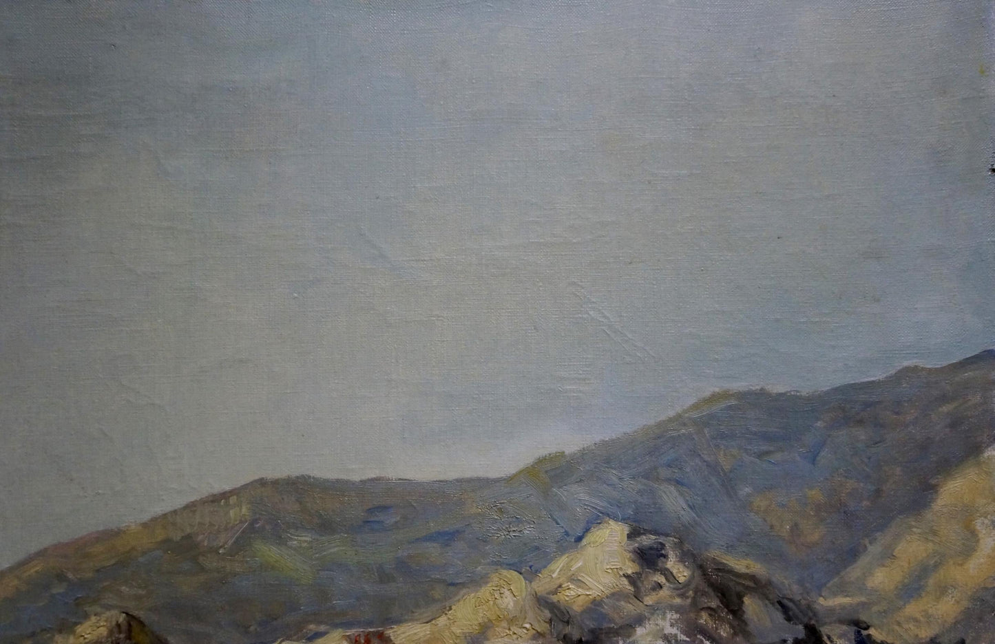 Oil painting Sea shore Ferber A.
