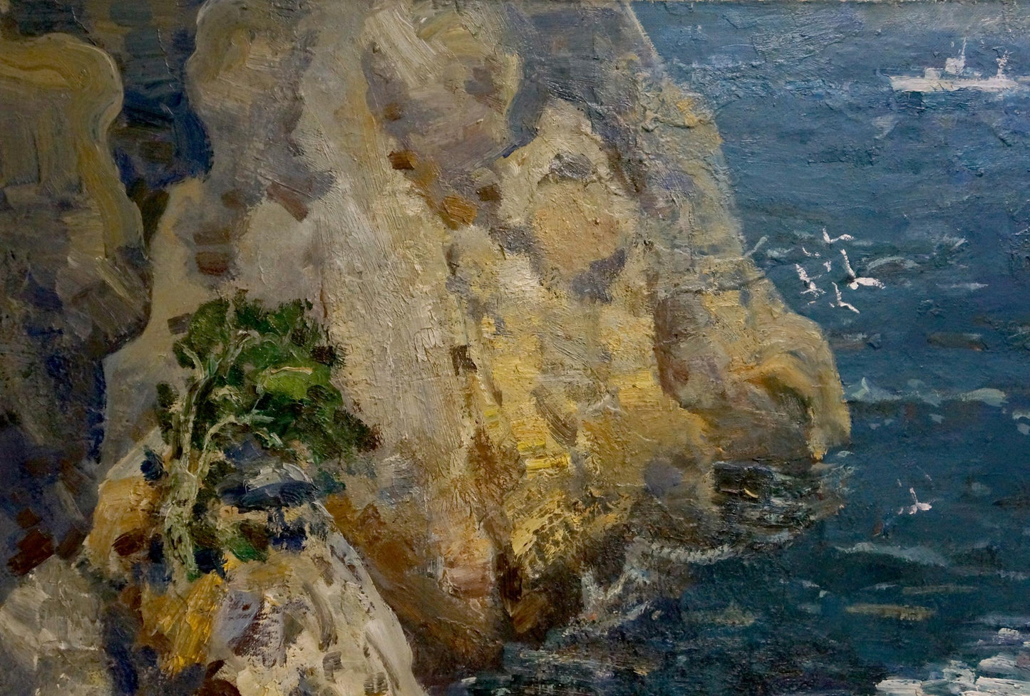 Oil painting Sea shore Merinov Alexey Iosifovich