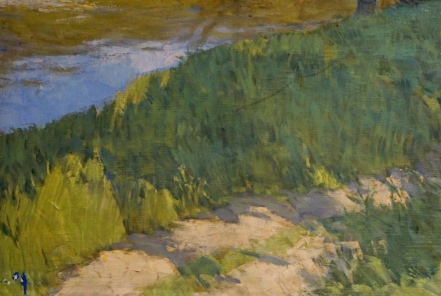 Oil painting Guy by the shore Filbert Alexander Alexandrovich
