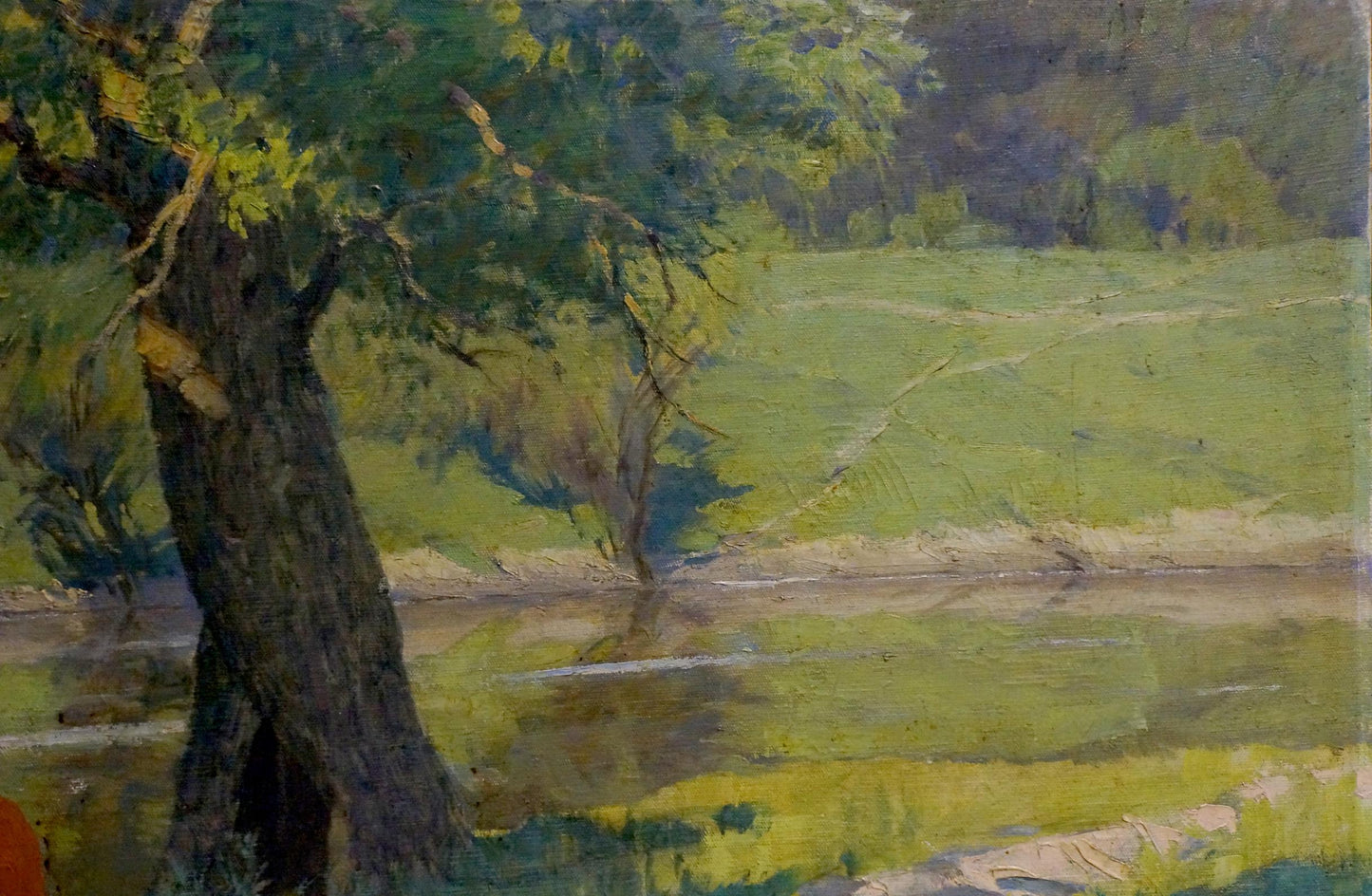 Oil painting Guy by the shore Filbert Alexander Alexandrovich