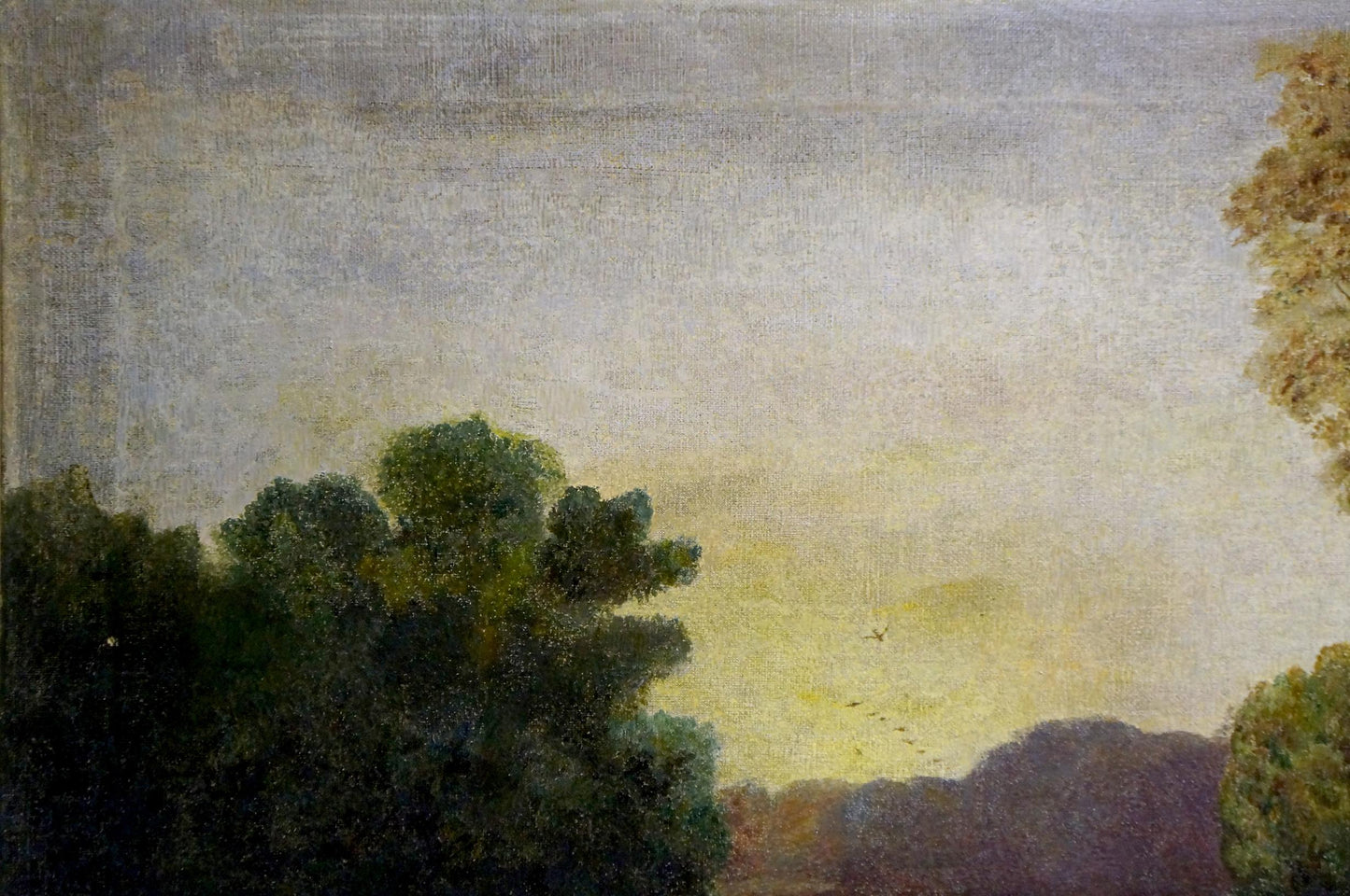 Oil painting Daylight on the river Unknown artist