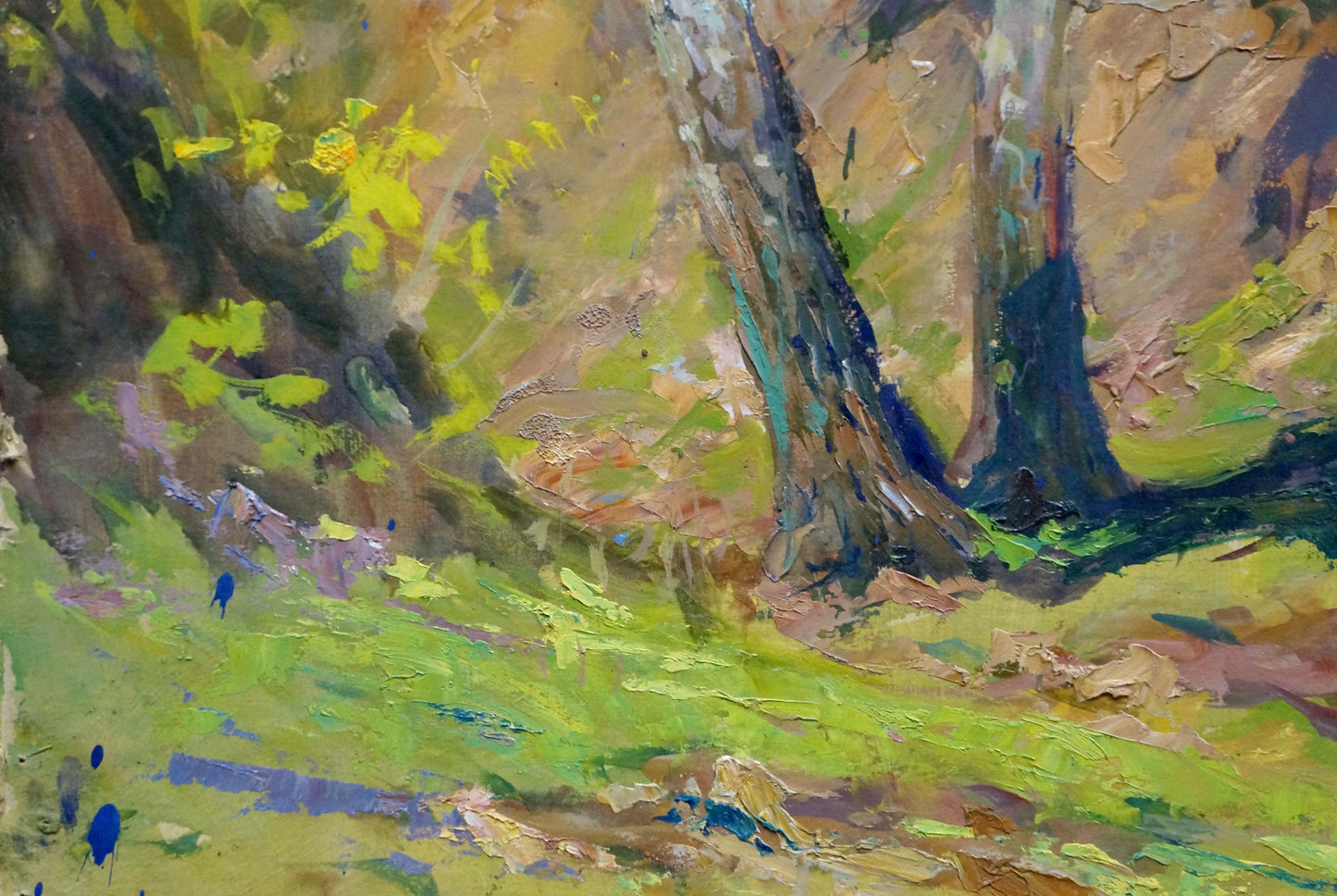 Oil painting In the woods Kolosovsky Georgy Sergeevich