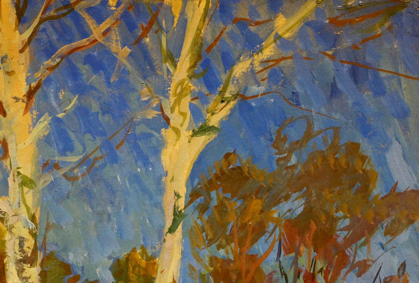 Oil painting In the woods Kolosovsky Georgy Sergeevich