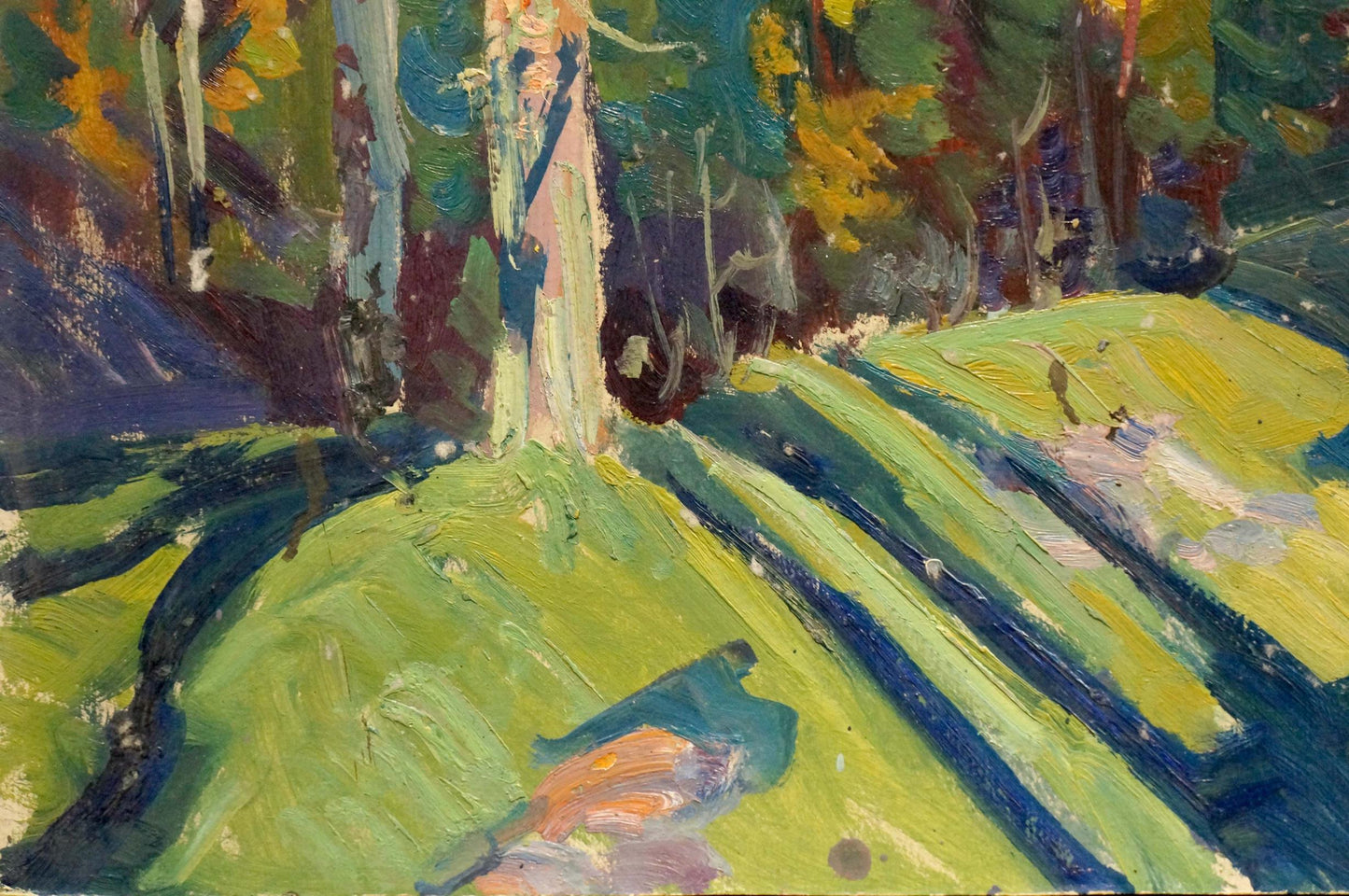 Oil painting Golden autumn Fomin Anatoly Nikiforovich