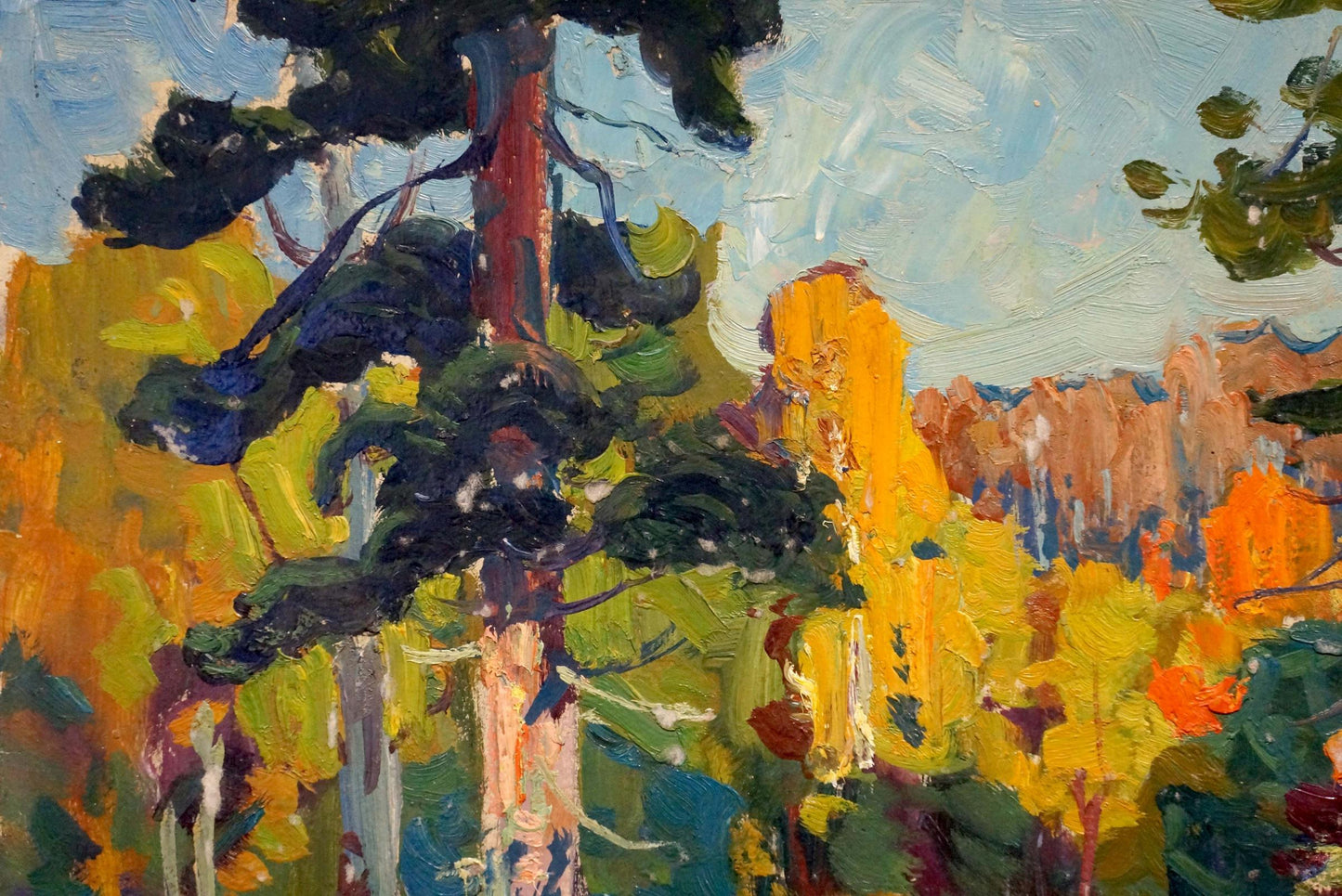 Oil painting Golden autumn Fomin Anatoly Nikiforovich