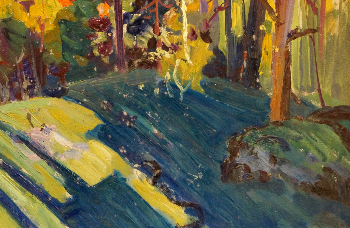 Oil painting Golden autumn Fomin Anatoly Nikiforovich