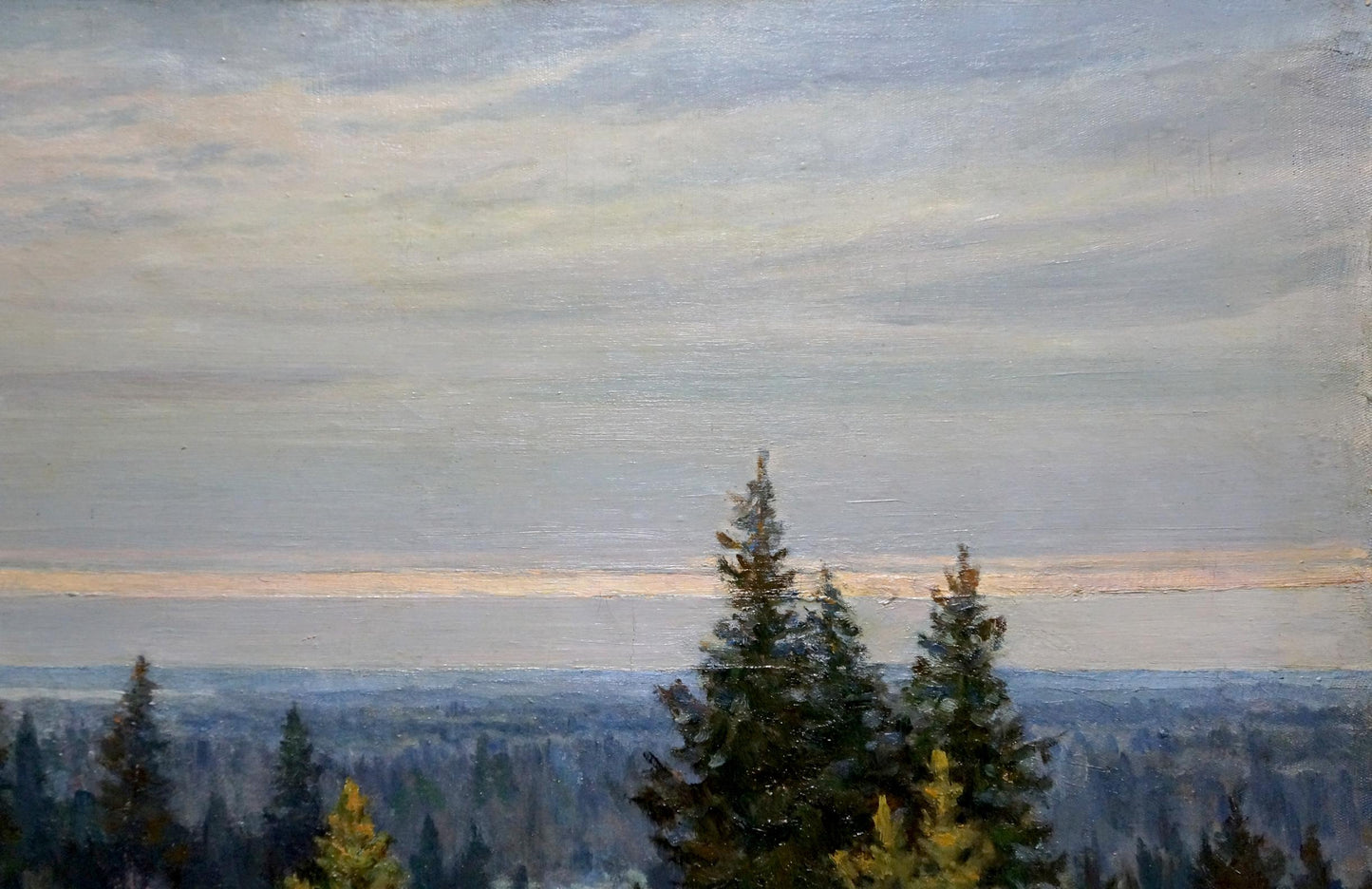 Oil painting Forest landscape Starshinov V. V.