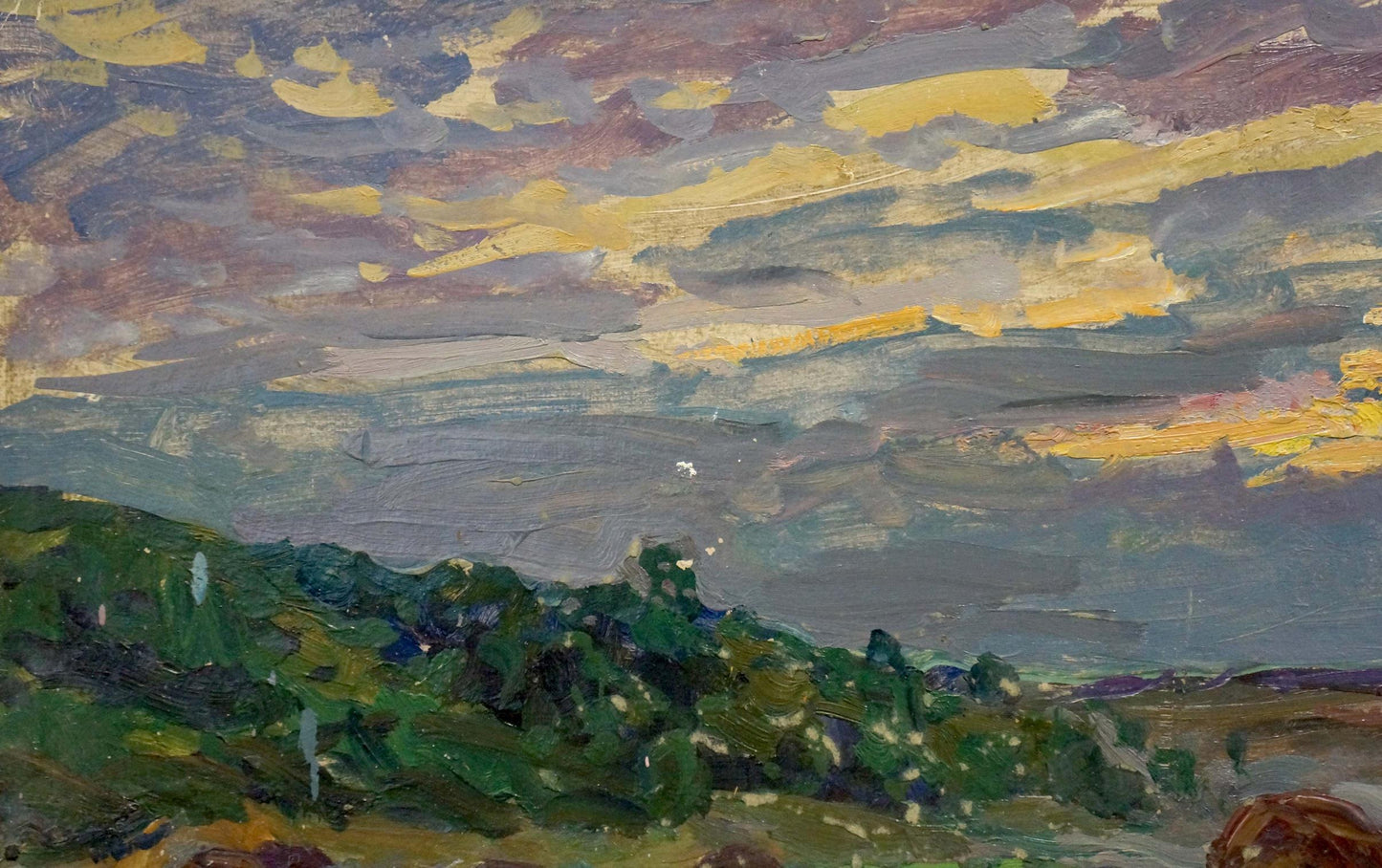 Oil painting Sunset Fomin Anatoly Nikiforovich