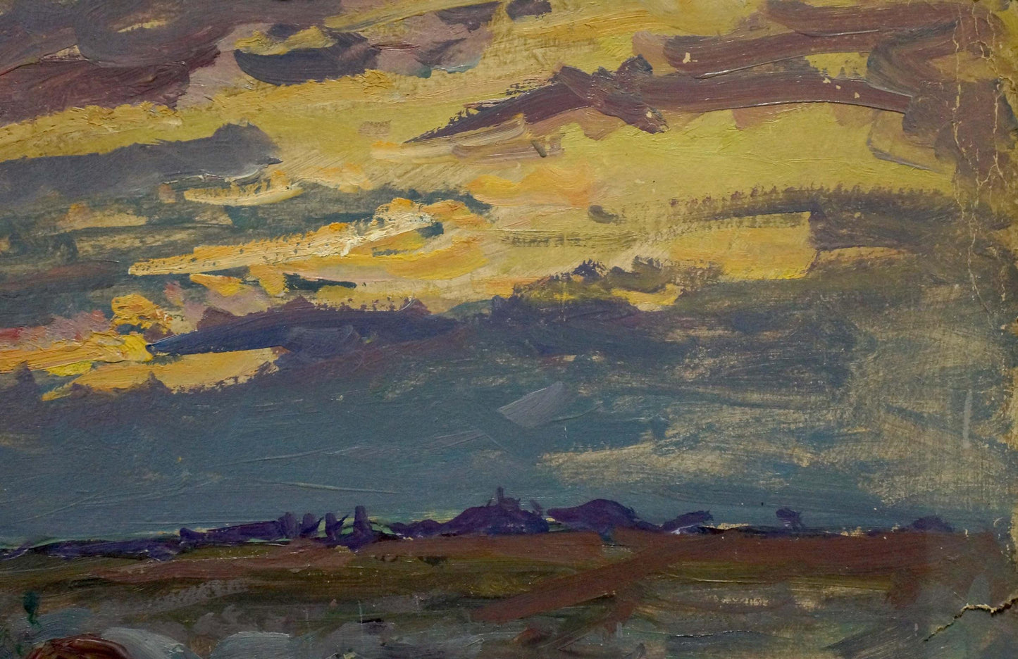 Oil painting Sunset Fomin Anatoly Nikiforovich