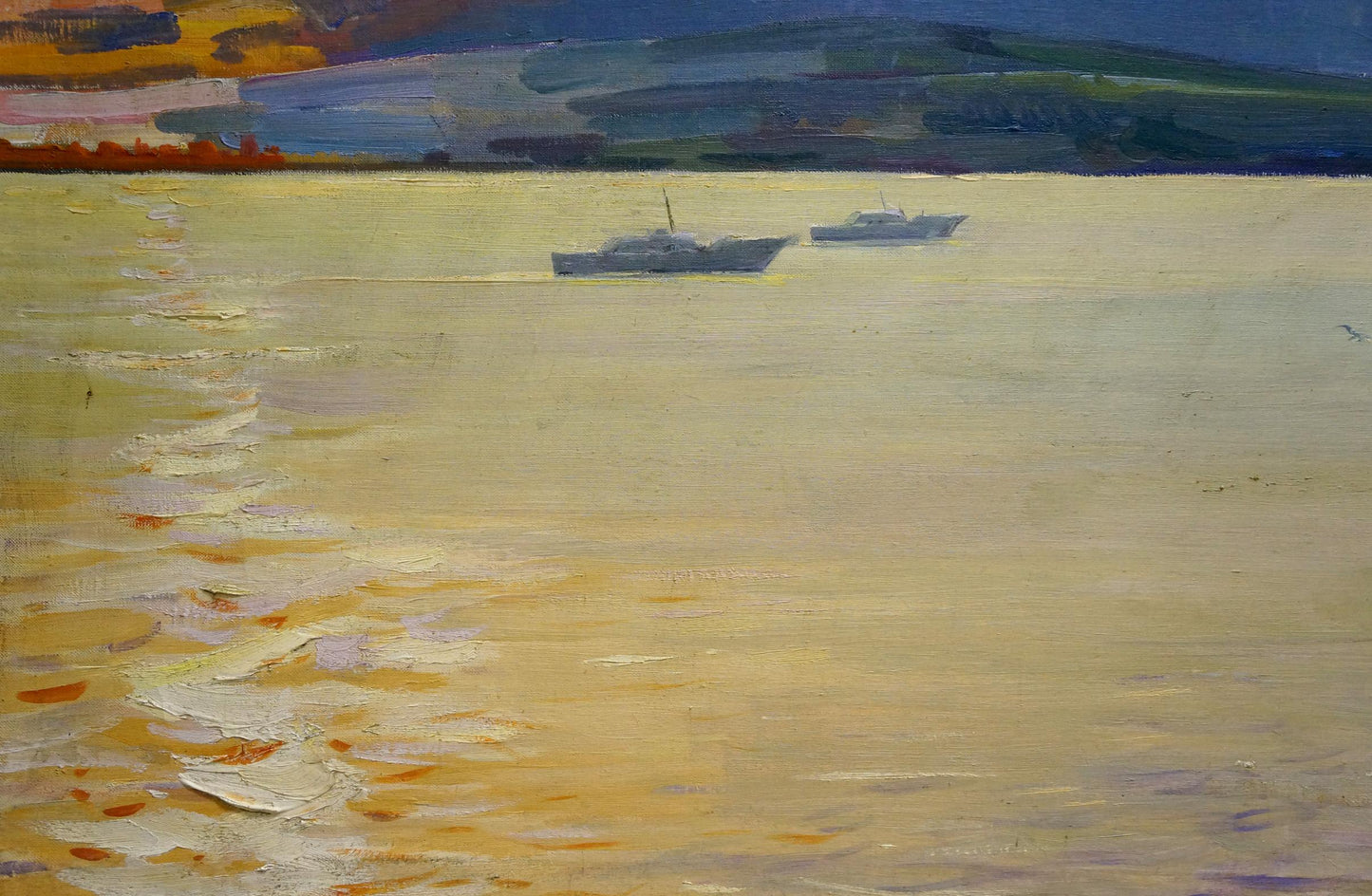 Island Landscape: an oil painting