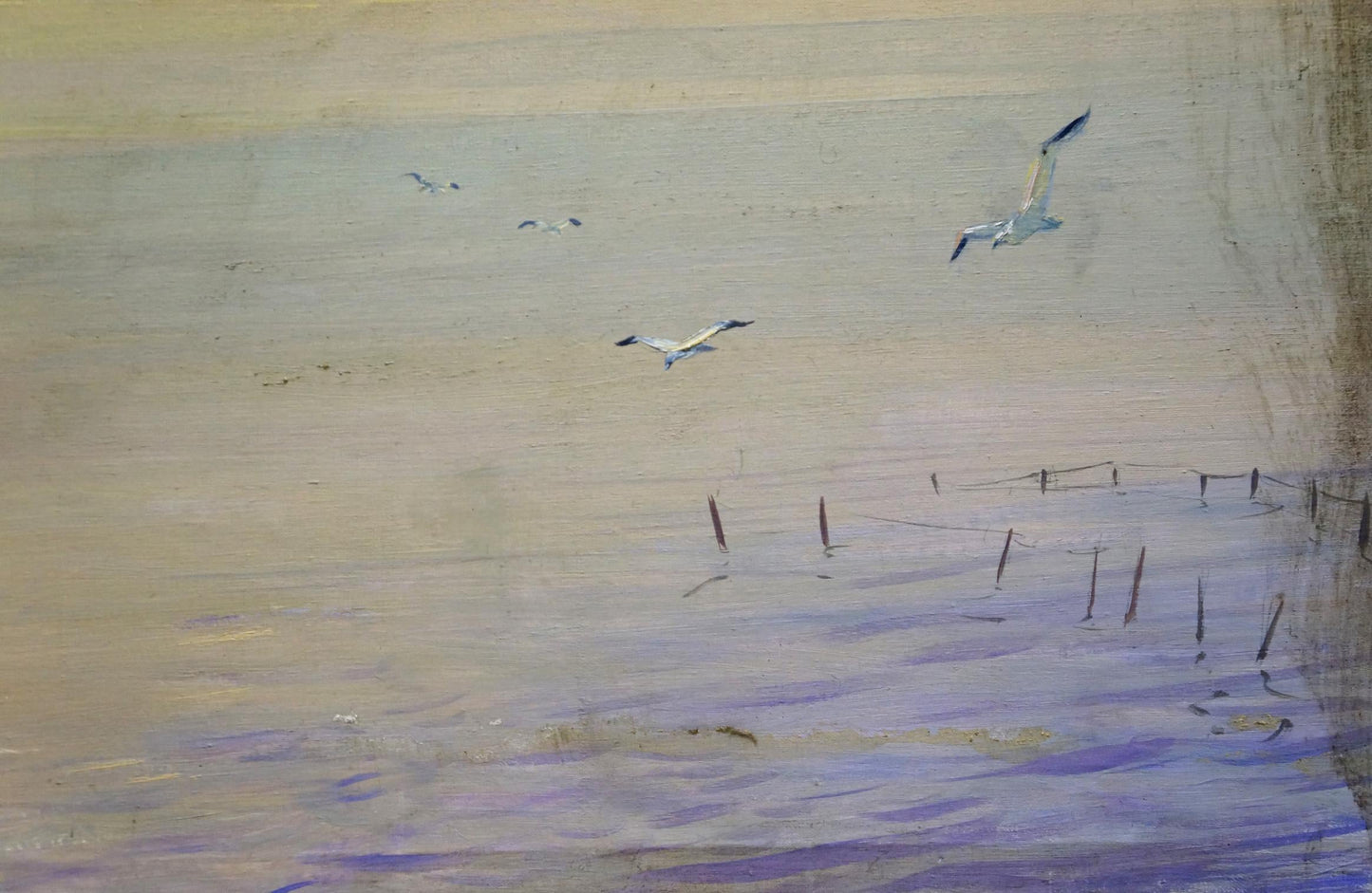 An oil artwork capturing the beauty of an island landscape