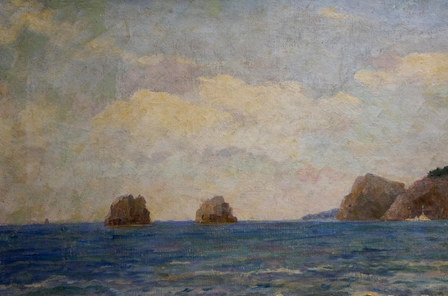 Oil painting Seaside Vista by Victor Mikhailovich Dobrzhansky