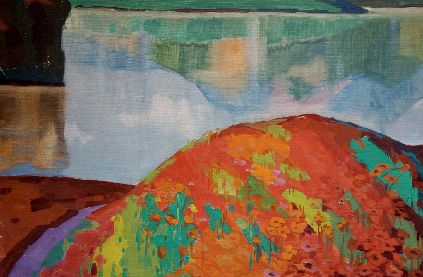 Oil painting Mountain landscape Atayan Armen Arshakovich