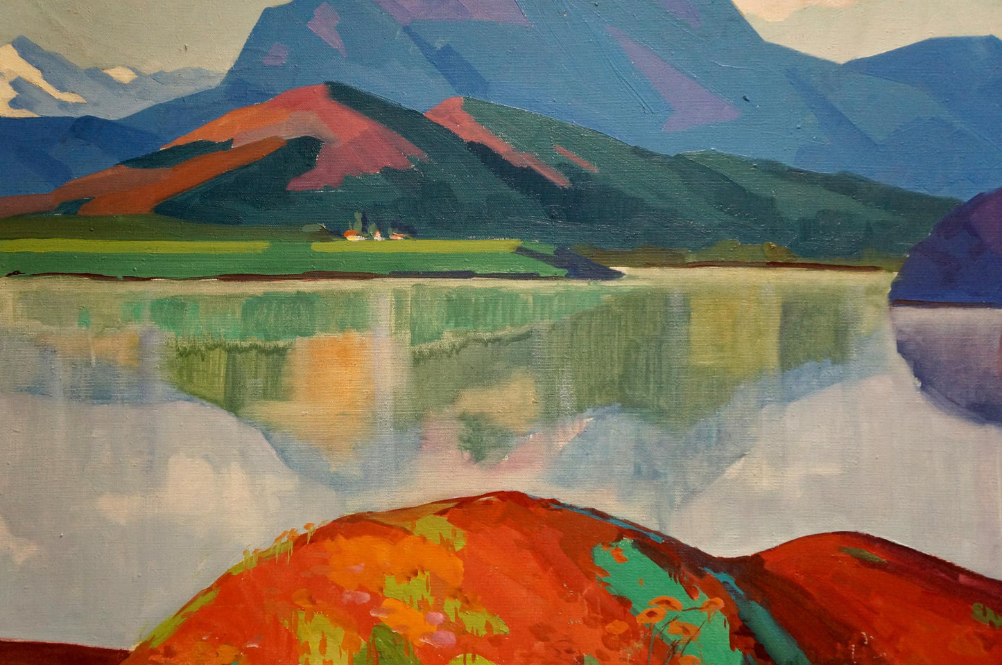 Oil painting Mountain landscape Atayan Armen Arshakovich